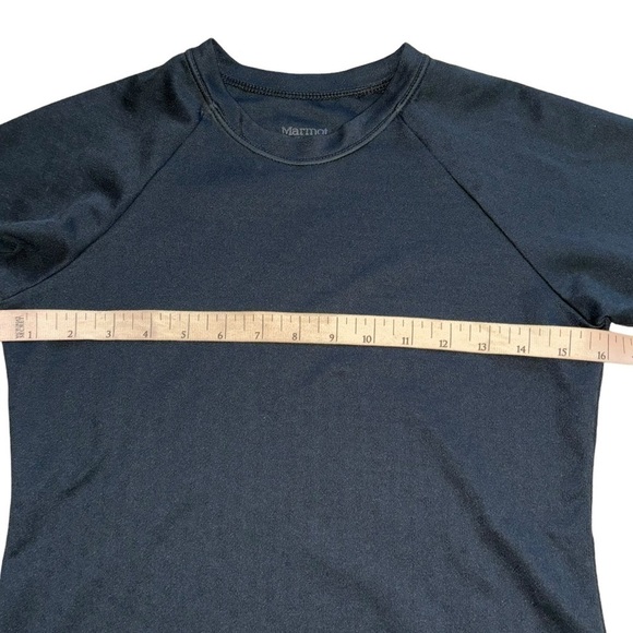 Marmot Black Pull Over Long Sleeve Shirt Women’s S Running Workout Outdoorsy - Picture 10 of 12